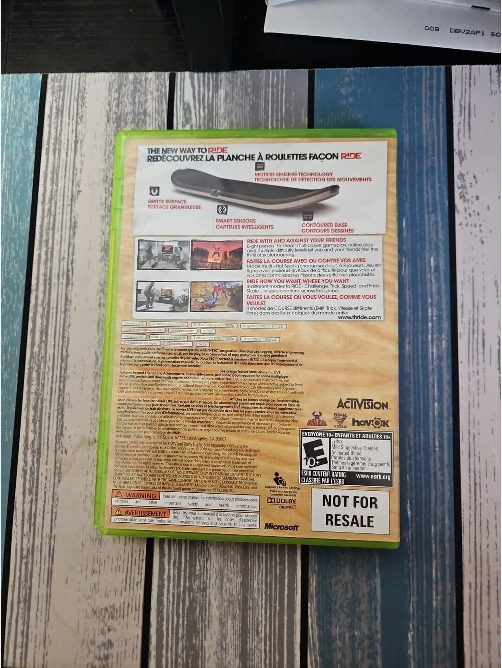 Tony Hawk Ride - Xbox 360 - CIB - Tested - Picture 2 of 5